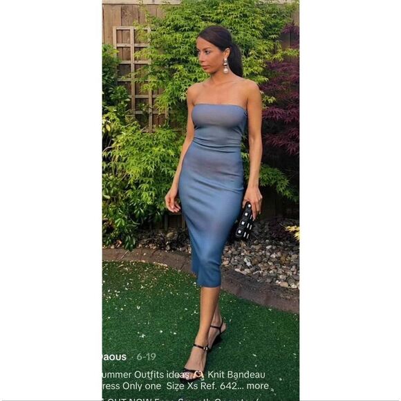NWT ZARA Bandeu knit dress 6427/020 - Picture 5 of 7